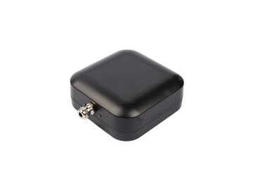 Modern electronic device on white background