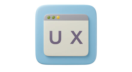 Isolated UX Design Window