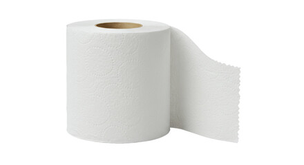 Isolated Toilet Paper Roll
