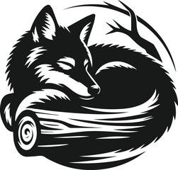 Coyote vector silhouette