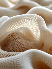 Abstract 3D-printed lattice structure.