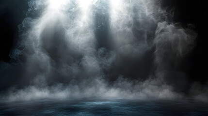 Smoke black ground fog cloud floor mist background steam dust dark white horror overlay. Ground smoke haze night black water atmosphere 3d magic spooky smog texture isolated transparent effect circle