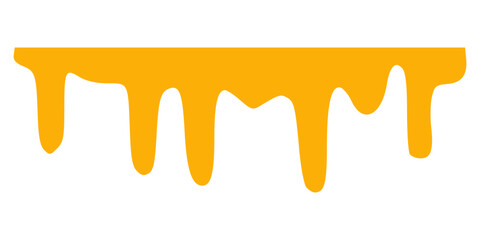 Melted cheese, cheese vector. cheese on white background. Flowing liquid isolated on white background. leak, splash, spilled liquid.