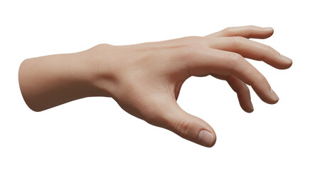 Isolated Reaching Hand