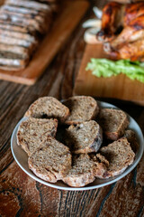 Homemade chocolate chip bread
