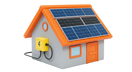 Isolated Solar Panel House