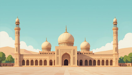 Fototapeta premium Middle eastern mosque