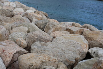 rocks in the sea