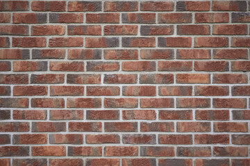 Texture of a classic brick wall pattern.