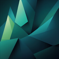 Minimal Blue Green Gradient Art

