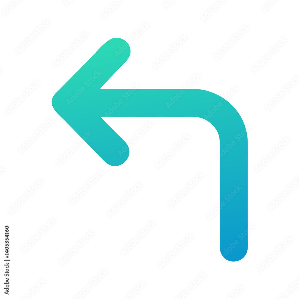 Poster Corner Arrow Pointing Right Icon Representing Forward Navigation