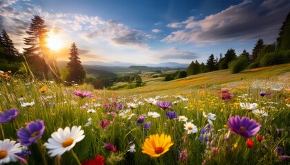 Obraz premium Wildflower meadow