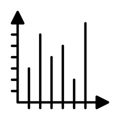 Chart Graph Data Visualization Solid Icon