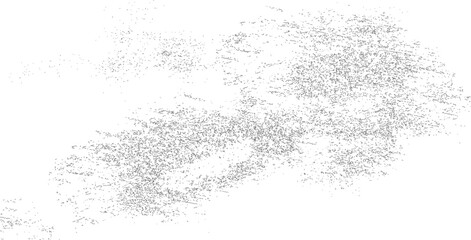 Distressed spray grainy overlay texture. Dirty powder rough empty cover template. Aged splatter crumb wall backdrop Overlay textures set stamp with grunge effect. Old damage Dirty grainy and scratches