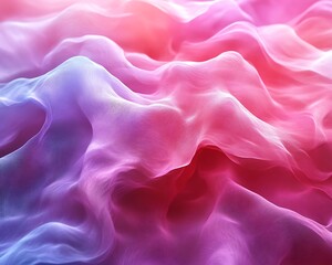 Fototapeta premium Abstract colorful fabric waves texture.