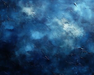 Obraz premium Abstract blue textured background.