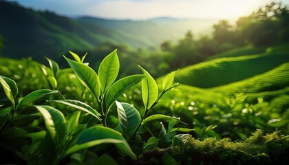 Obraz premium tea leaf