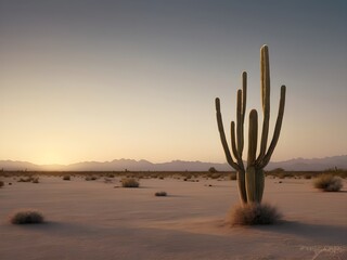Saguaro Silhouettes at Dusk