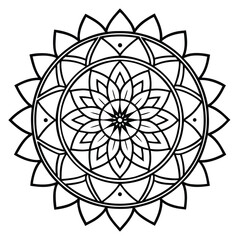 abstract flower vector