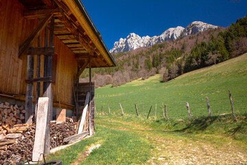 Sentier du char, Bellecombe-en-Bauges