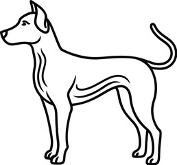 Dog silhouette vector designs 26