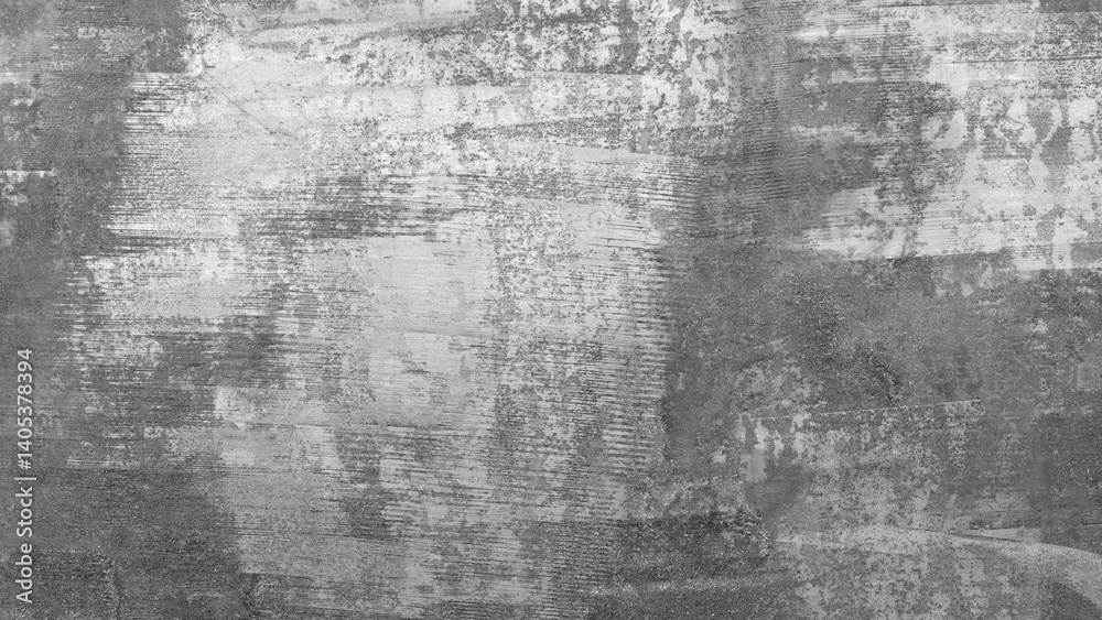 Aufkleber gray rough abstract textured background wall with stripes and unevenness
