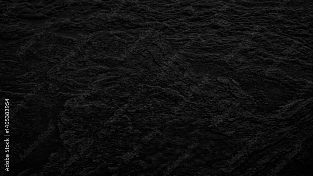 Poster A black abstract texture background with a lot of texture. The background is the main focus of the image.