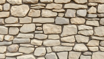 Obraz premium stone wall texture, rustic masonry, irregular shaped rocks, beige and gray tones, stacked stones, natural building material, weathered surface, traditional architecture