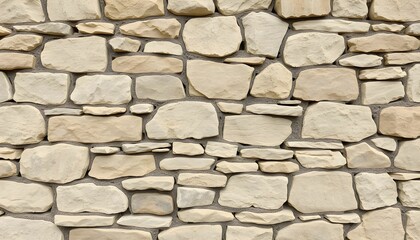 Obraz premium stone wall texture, rustic masonry, irregular shaped rocks, beige and gray tones, stacked stones, natural building material, weathered surface, traditional architecture, detailed stonework