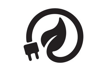 Green energy icon set. Collection of renewable energy, Sustainability, ecology and green electricity icons. Eco friendly, Eco icon. Vector illustration