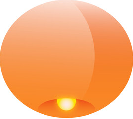 Vesak Lantern Illustration