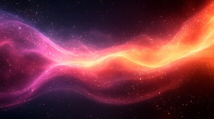 Obraz premium Abstract glowing wave, cosmic energy.