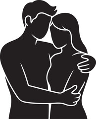 best friends icon vector