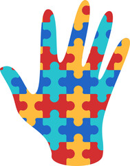 World autism awareness day illustration 