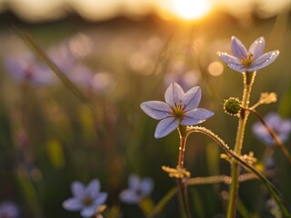purple flowers in the garden