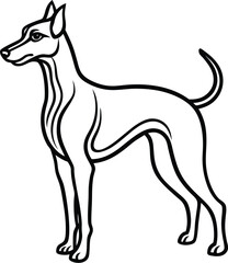 Dog silhouette vector designs 31