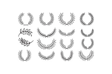 laurel wreath set