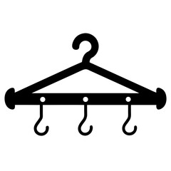 hanger isolated on white background