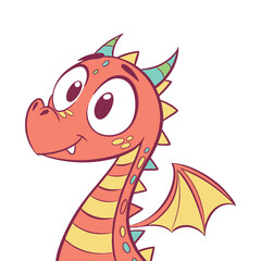 Obraz premium Baby dragons with cute eyes