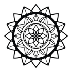 Fototapeta premium vector illustration of a mandala