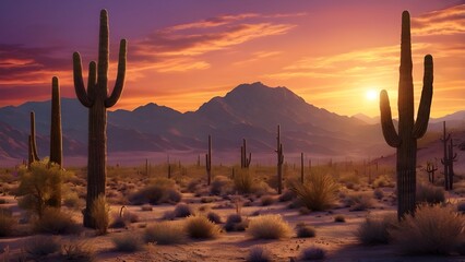 sunset in arizona
