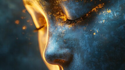 Visualization of the thought process in an AI art generator