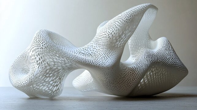 Generative design algorithms shaping complex symmetrical forms