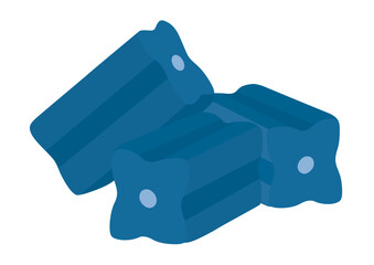 Pest control cube blue bait 