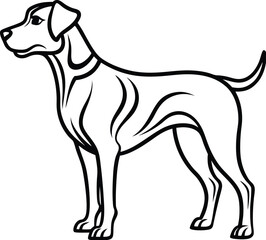 Dog silhouette vector designs 37
