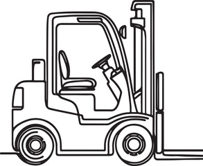 Warehouse Machine Sketch Vector