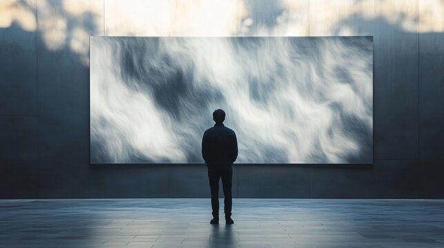 Prompt-reactive canvas that morphs based on abstract signals