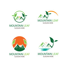 mountain nature logo design collection