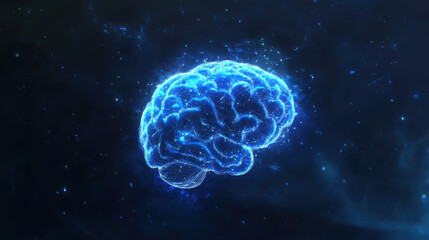 Luminous Brain Representing AI's Revolutionizing Influence on Technology