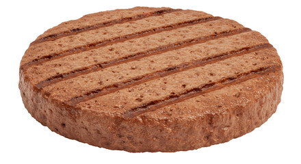 Isolated Grilled Burger Patty